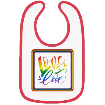 Discover love is love Bibs