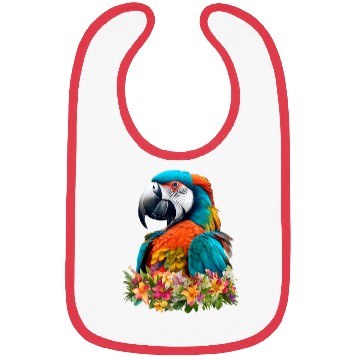 Discover Beautiful Nature - Macaw 03 Bibs