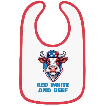 Discover Red White And Beef Bibs