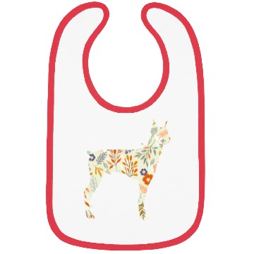 Discover Doberman Flower Bibs