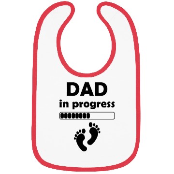 Discover Dad In Progress - Fathers Day Daddy to be First Fa Bibs