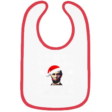 Discover Abraham Lincoln Merry Christmas Bibs