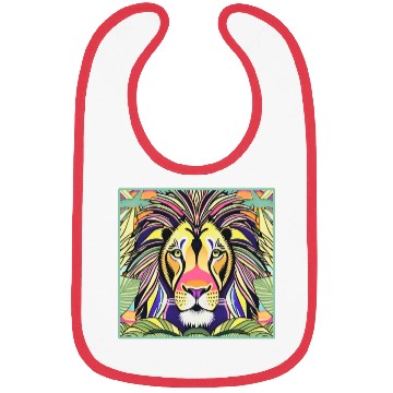 Discover Lion in the jungle Bibs