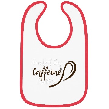 Discover Fueled by Caffeine Chaos Funny Coffee Lover Design Bibs