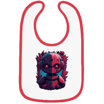 Discover Ninja robot nice Bibs AI design