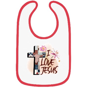 Discover I Love Jesus Bibs