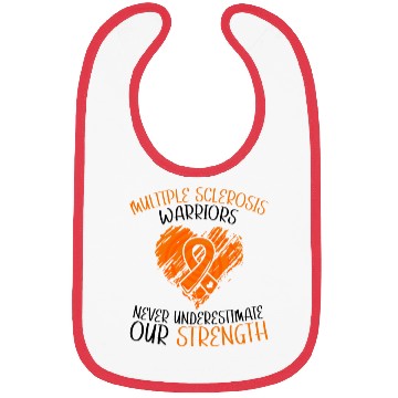 Discover MS Warriors Never Underestimate Our Strength Bibs