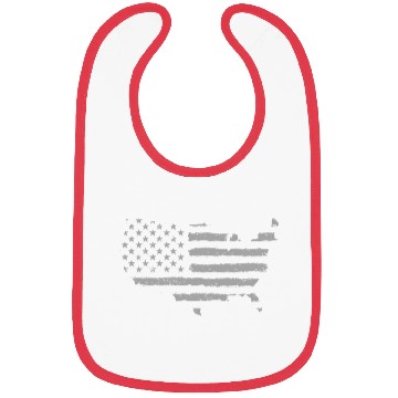 Discover HAND PAINTED US FLAG Bibs