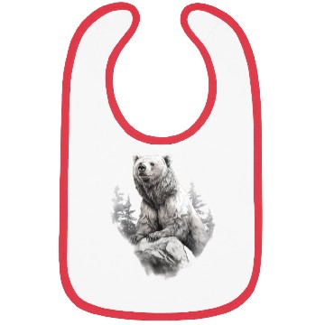 Discover Majestic Forest Bear Bibs