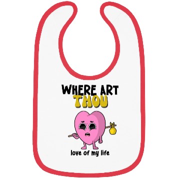 Discover Where art thou Never give up green Bibs