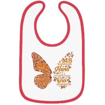 Discover MS Warriors Never Underestimate Our Strength Bibs