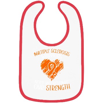 Discover MS Warriors Never Underestimate Our Strength Bibs