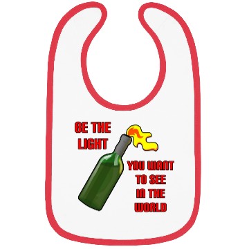 Discover Be The Light Molotov Cocktail Bibs