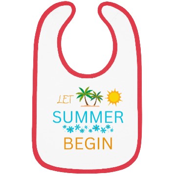 Discover Let Summer Begin Bibs