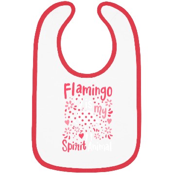 Discover Flamingo Pink Bird Wading Bird Bibs