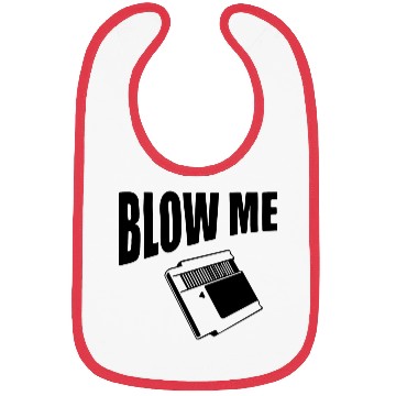 Discover Blow Me Video Game Bibs