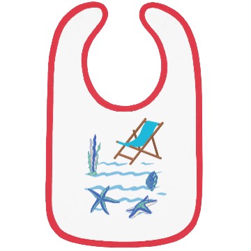 Discover Sizzling Summer Beach Vibes Bibs--Embrace the sun