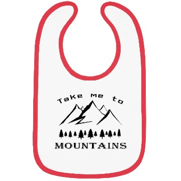 Discover take me to the mountains Bibs