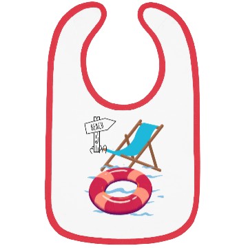 Discover "Beach Vibes Bibs: Embrace the Sun and Sand!"