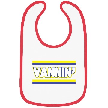 Discover Vannin Stripes Vanning Purple Yellow Gold Van Bibs