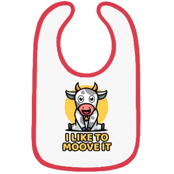 Discover I Like To Moove It Bibs