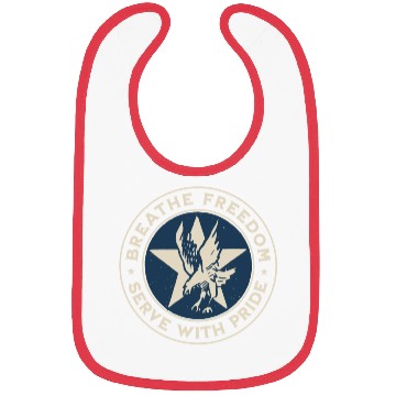 Discover Air Force - Breathe freedom, serve with pride Bibs