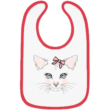Discover Face cat Bibs
