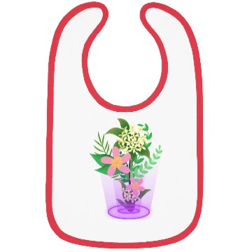 Discover flowers and plants with magic light Bibs