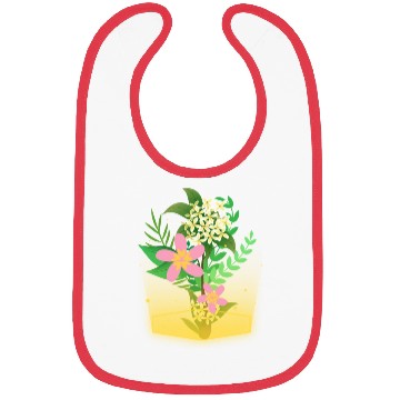 Discover flowers and plants with magic lights Bibs