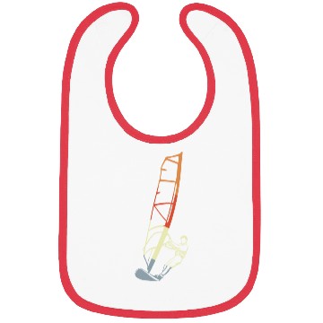 Discover Funny Windsurfer Boy Bibs