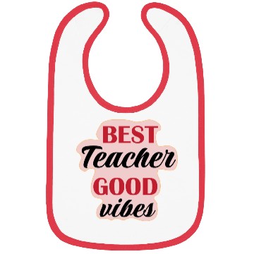 Discover Best teacher Good V gifts for Teachers Bibs