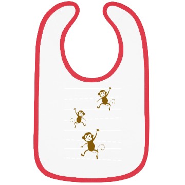 Discover Monkey Funny Monkeys Bibs