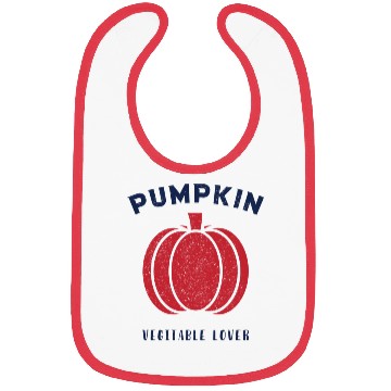 Discover Pumpkin Vegetable Lover funny Bibs