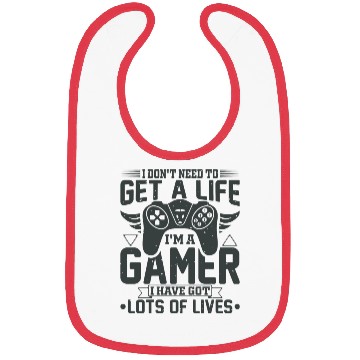 Discover Gamer Gaming Gamble Computer Game Controller Bibs