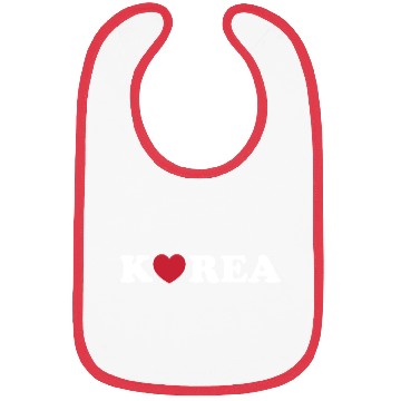 Discover Korea Love Heart 80s Bibs