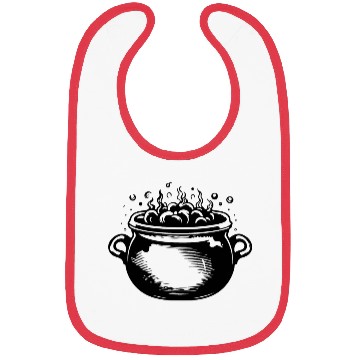 Discover Cauldron Witch Halloween Magic Potion Bibs