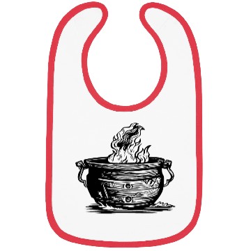 Discover Cauldron Witch Halloween Magic Potion Bibs