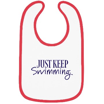 Discover Just Keep Swimming Bibs