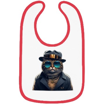 Discover cat; I'm the boss Bibs