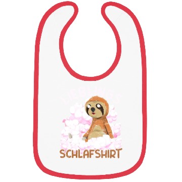 Discover Night owl sloth gift favorite sleep Bibs