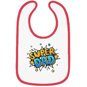 Discover Super dad Bibs