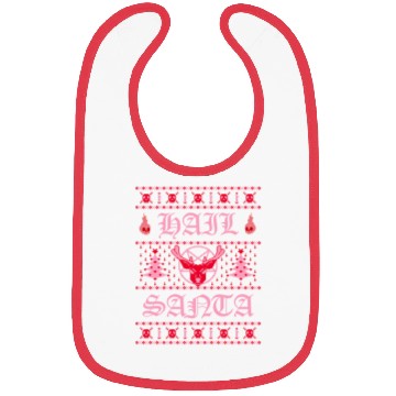 Discover Hail Santa Ugly Pentagram Pastel Goth Bibs