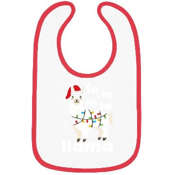 Discover Fa La La Llama Falala Kawaii Snow Lamb Bibs