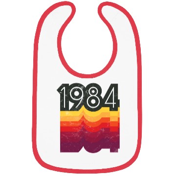 Discover 36th 80s Style 1984 Bibs