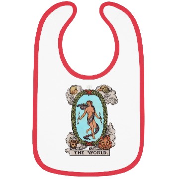 Discover Tarot Card The World Recolorized Tarot Bibs
