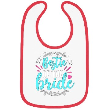 Discover Maid Of Honor Bestie Of The Bride Wedding Bridal Bibs