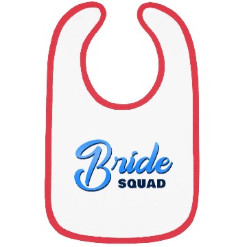 Discover Bride Squad Blue Bibs