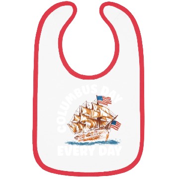 Discover Christopher Columbus Italian American Columbus Day Bibs