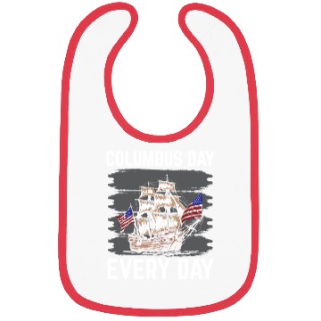 Discover Christopher Columbus Italian American Columbus Day Bibs