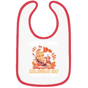 Discover Christopher Columbus Italian American Columbus Day Bibs